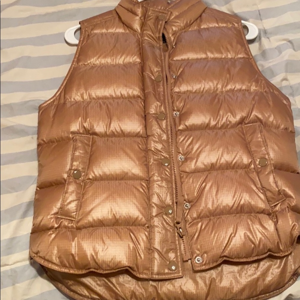 Jcrew gold vest